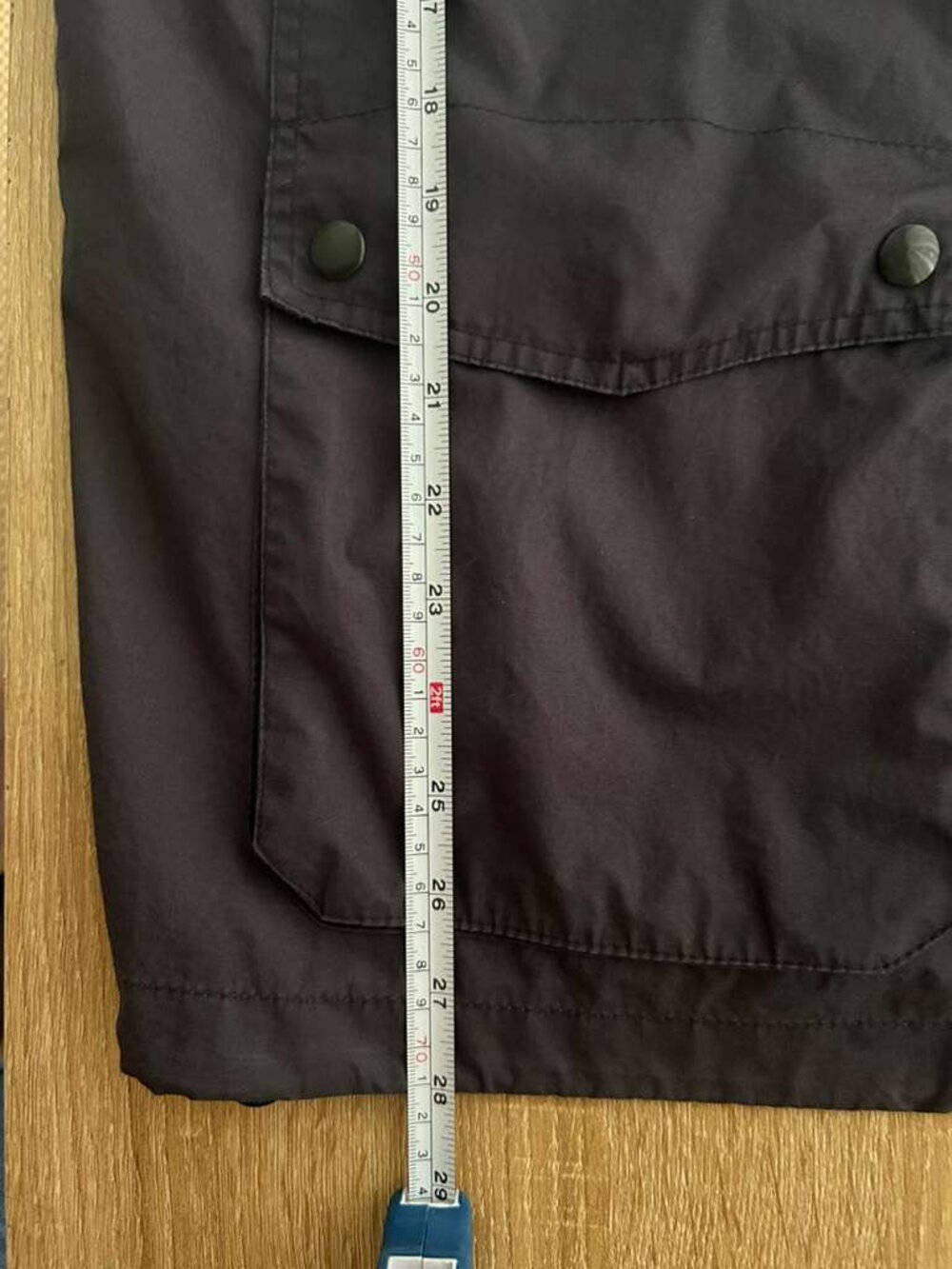 Daslu Hooded Lightweight Utility Rain Jacket Black Size G - Picture 15 of 16